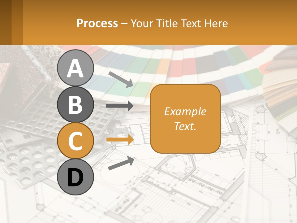 A Bunch Of Different Color Samples On Top Of A Table PowerPoint Template