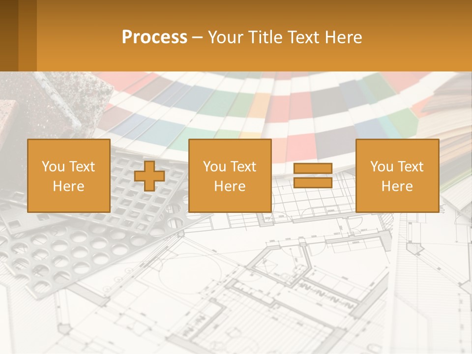 A Bunch Of Different Color Samples On Top Of A Table PowerPoint Template