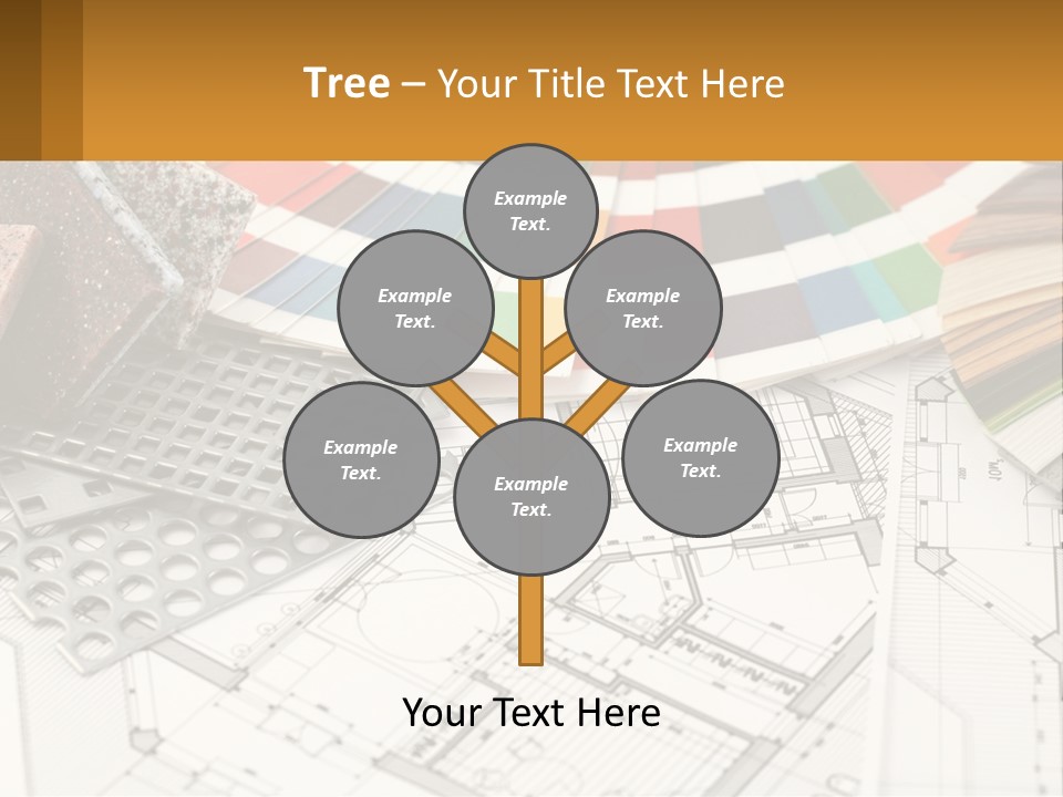 A Bunch Of Different Color Samples On Top Of A Table PowerPoint Template