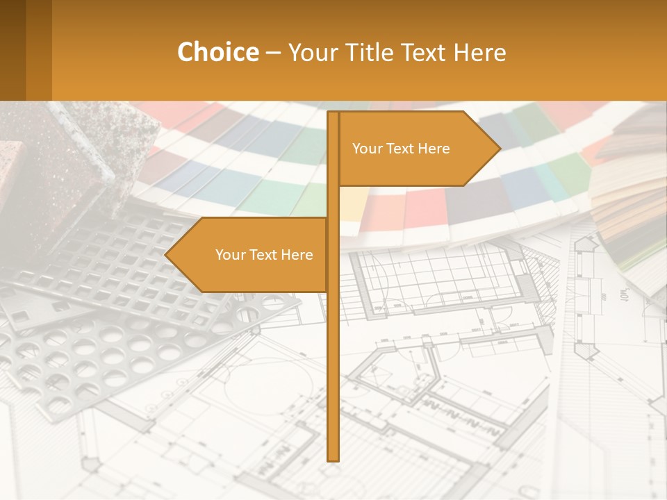 A Bunch Of Different Color Samples On Top Of A Table PowerPoint Template