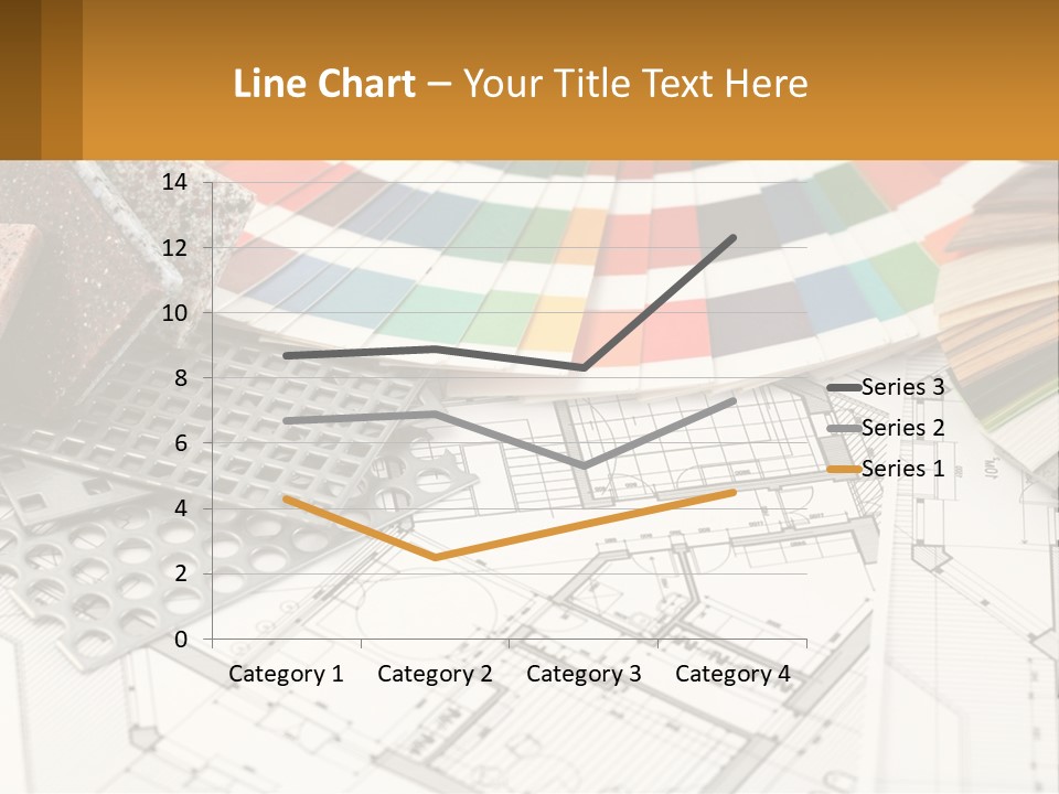 A Bunch Of Different Color Samples On Top Of A Table PowerPoint Template