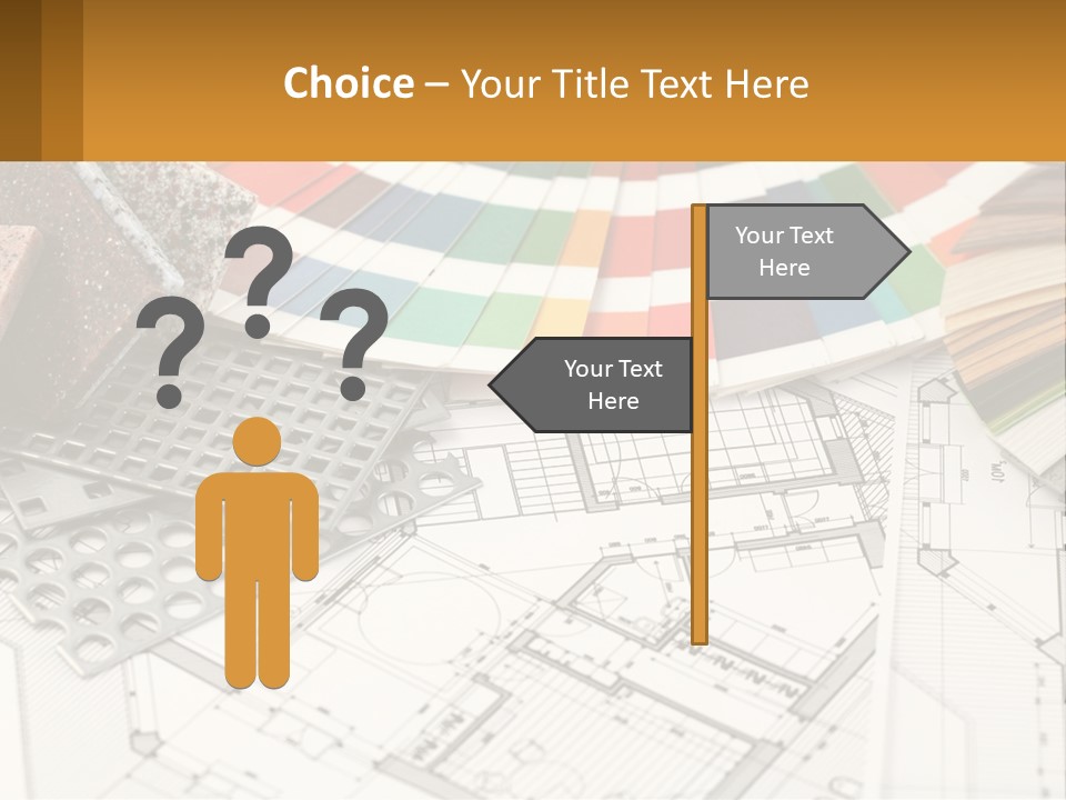 A Bunch Of Different Color Samples On Top Of A Table PowerPoint Template