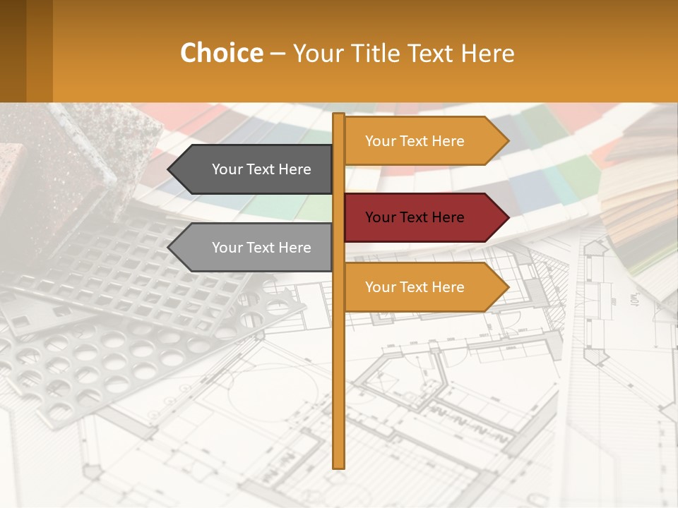 A Bunch Of Different Color Samples On Top Of A Table PowerPoint Template
