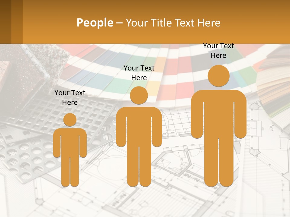 A Bunch Of Different Color Samples On Top Of A Table PowerPoint Template