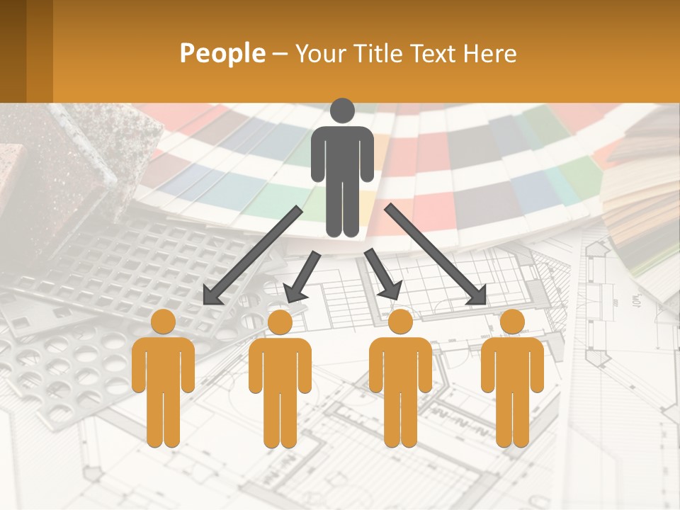 A Bunch Of Different Color Samples On Top Of A Table PowerPoint Template