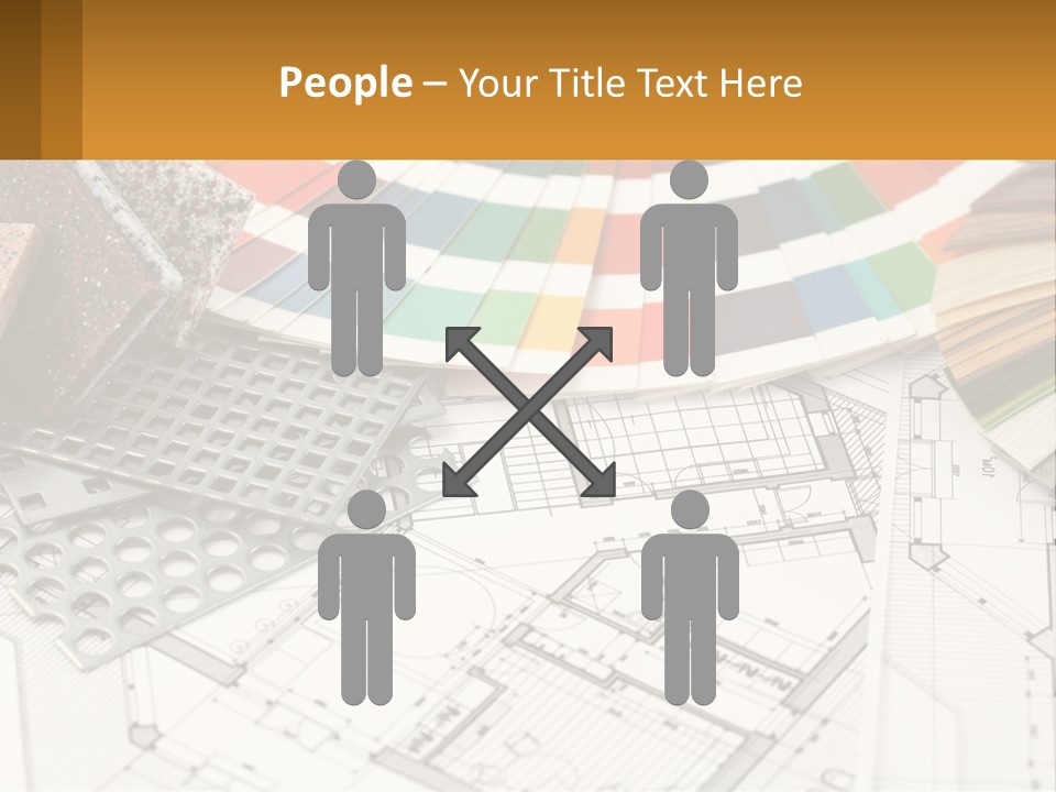 A Bunch Of Different Color Samples On Top Of A Table PowerPoint Template