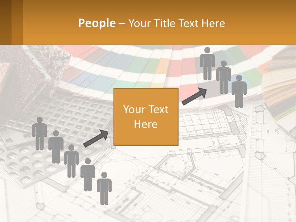 A Bunch Of Different Color Samples On Top Of A Table PowerPoint Template