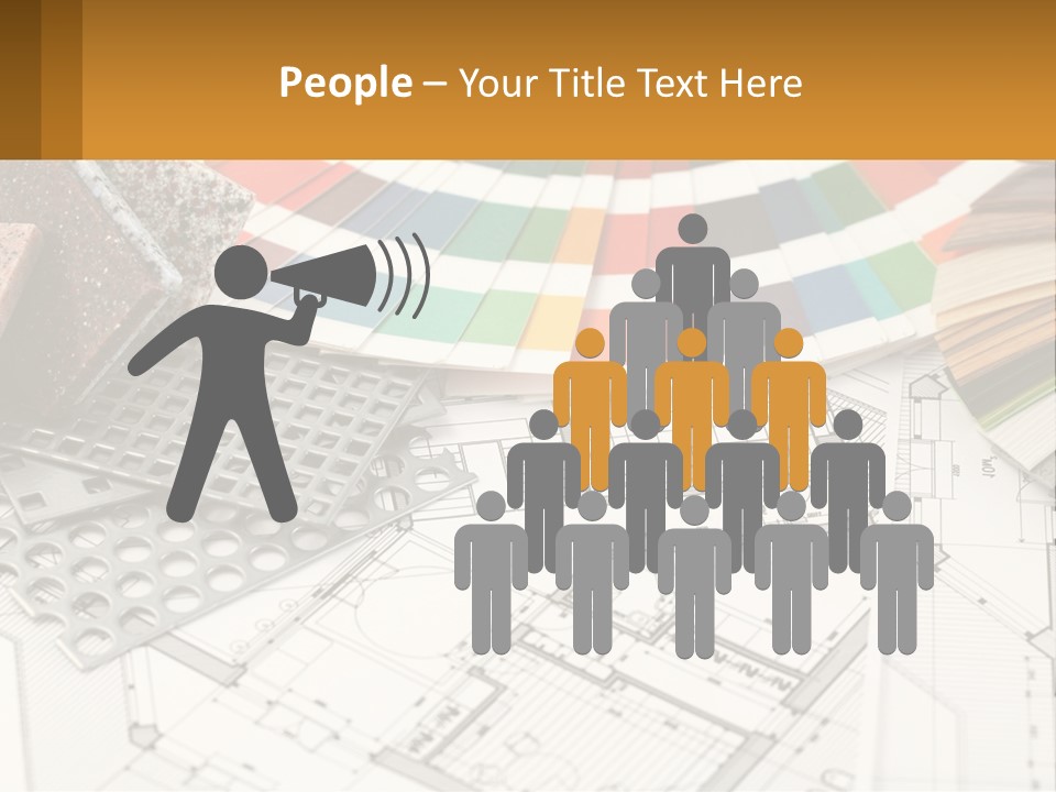 A Bunch Of Different Color Samples On Top Of A Table PowerPoint Template