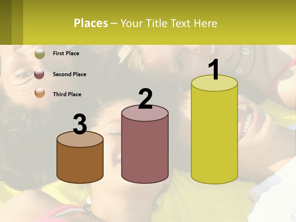 A Group Of People Laying On Top Of Each Other PowerPoint Template