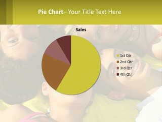 A Group Of People Laying On Top Of Each Other PowerPoint Template