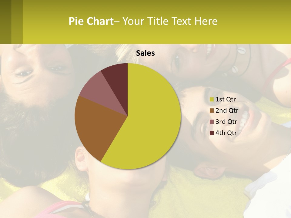 A Group Of People Laying On Top Of Each Other PowerPoint Template