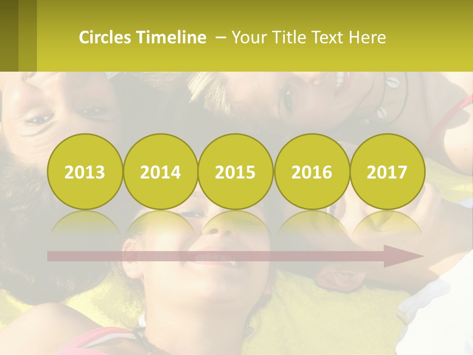 A Group Of People Laying On Top Of Each Other PowerPoint Template