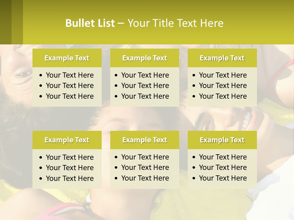 A Group Of People Laying On Top Of Each Other PowerPoint Template
