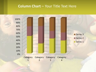 A Group Of People Laying On Top Of Each Other PowerPoint Template