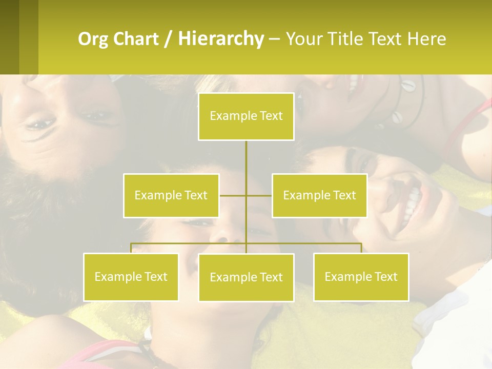 A Group Of People Laying On Top Of Each Other PowerPoint Template