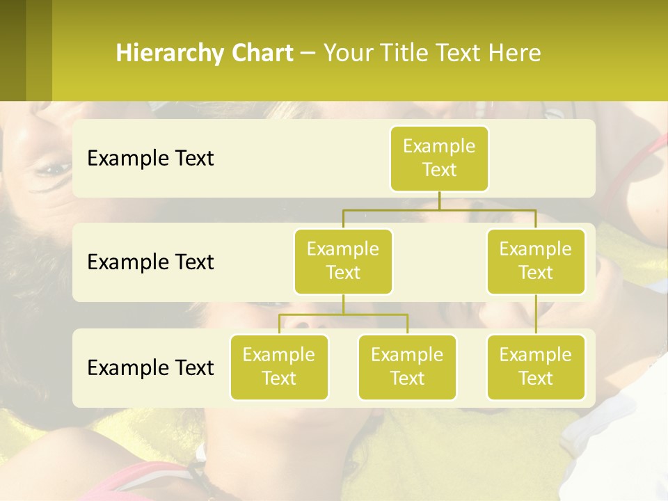 A Group Of People Laying On Top Of Each Other PowerPoint Template