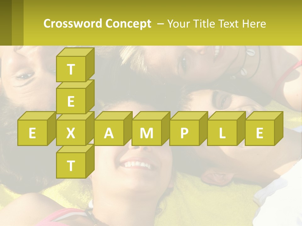 A Group Of People Laying On Top Of Each Other PowerPoint Template