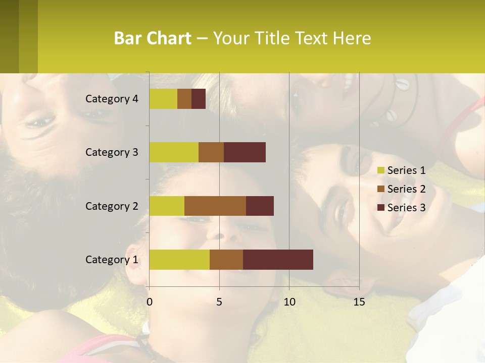 A Group Of People Laying On Top Of Each Other PowerPoint Template