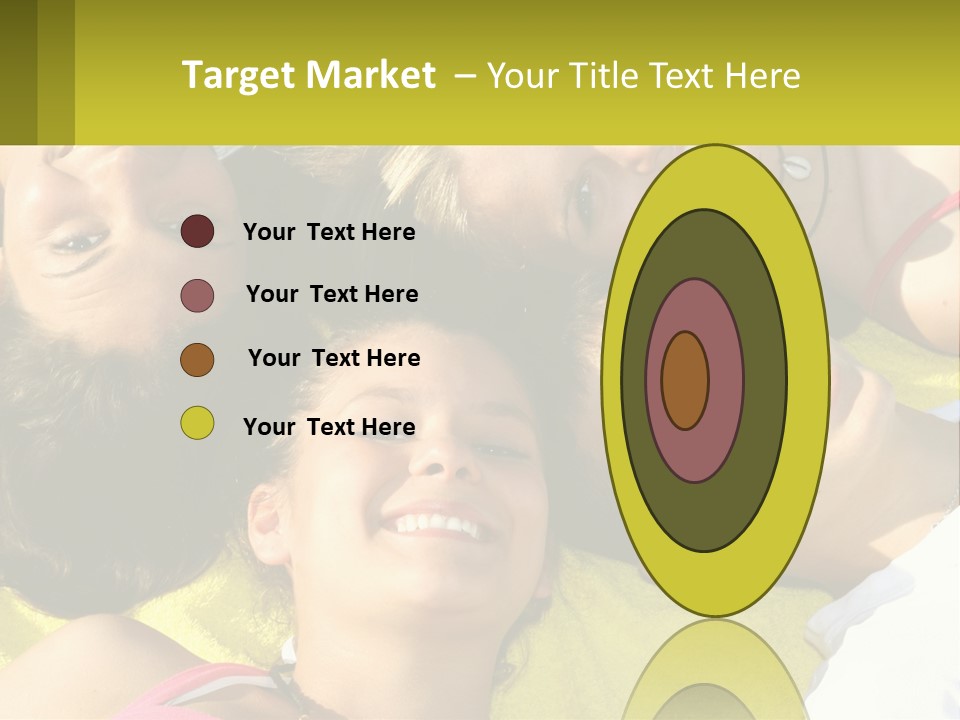 A Group Of People Laying On Top Of Each Other PowerPoint Template