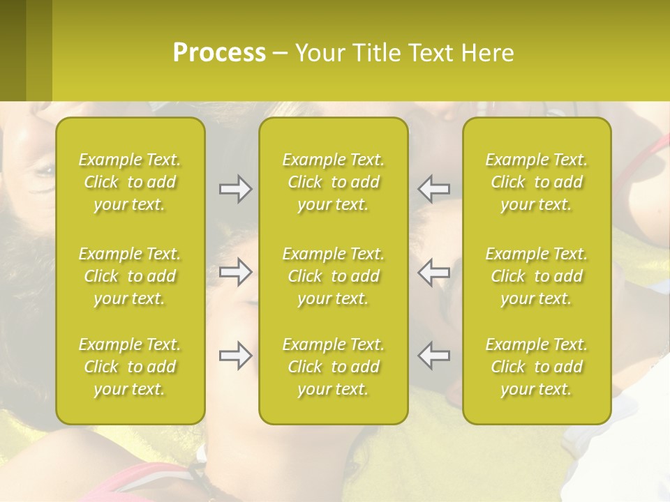 A Group Of People Laying On Top Of Each Other PowerPoint Template