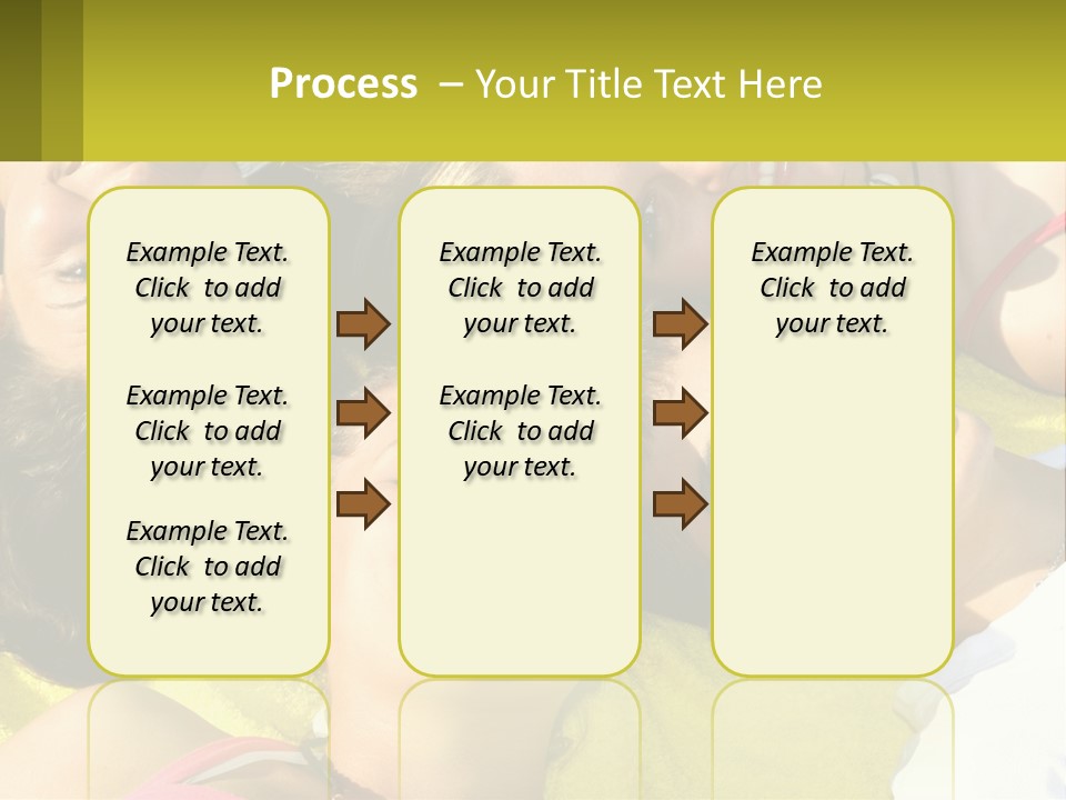 A Group Of People Laying On Top Of Each Other PowerPoint Template