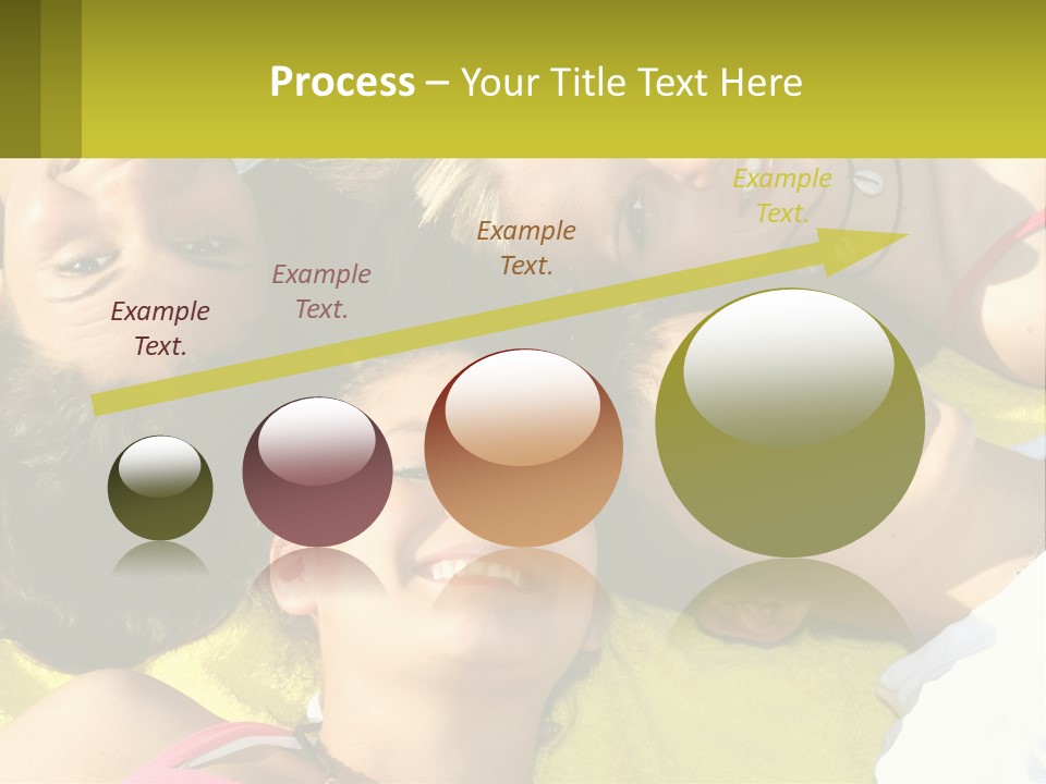 A Group Of People Laying On Top Of Each Other PowerPoint Template