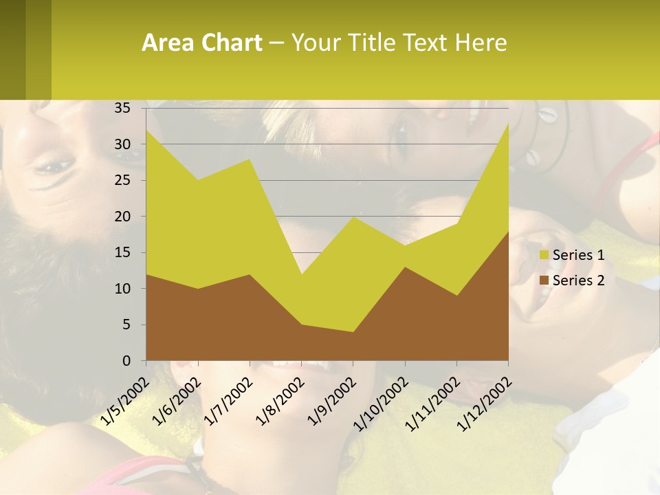 A Group Of People Laying On Top Of Each Other PowerPoint Template