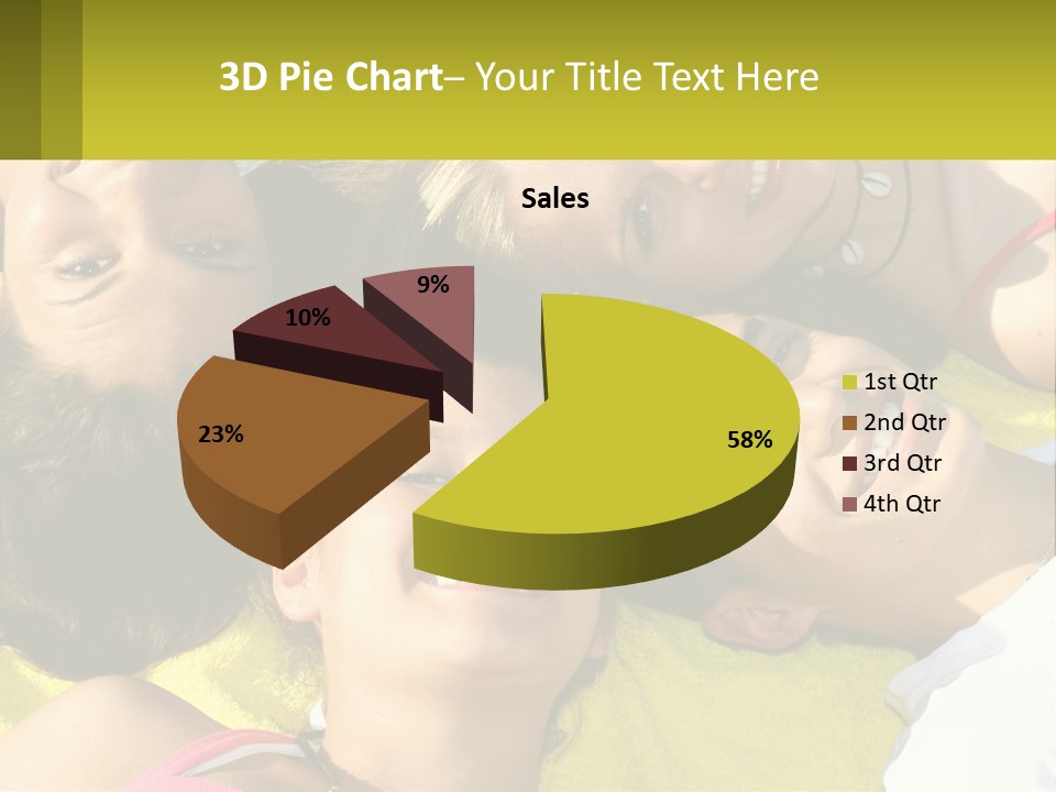 A Group Of People Laying On Top Of Each Other PowerPoint Template