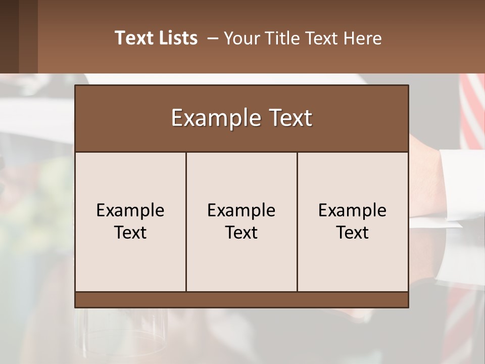 A Man In A Suit Writing On A Piece Of Paper PowerPoint Template