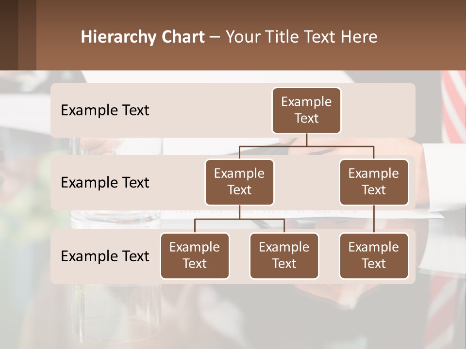 A Man In A Suit Writing On A Piece Of Paper PowerPoint Template