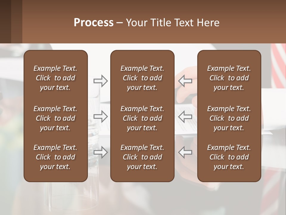 A Man In A Suit Writing On A Piece Of Paper PowerPoint Template