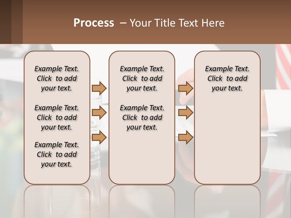 A Man In A Suit Writing On A Piece Of Paper PowerPoint Template