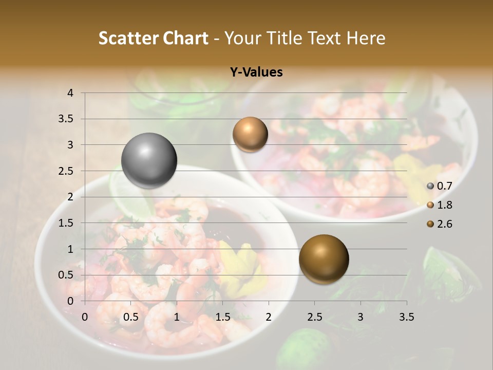 A Couple Of Bowls Of Food On A Table PowerPoint Template