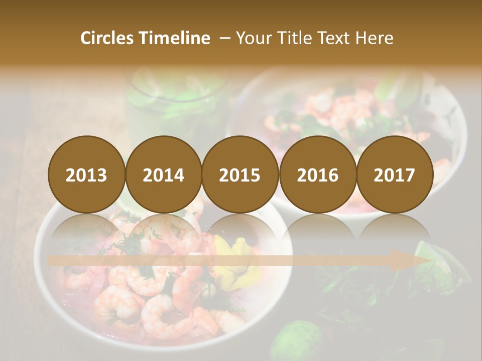 A Couple Of Bowls Of Food On A Table PowerPoint Template