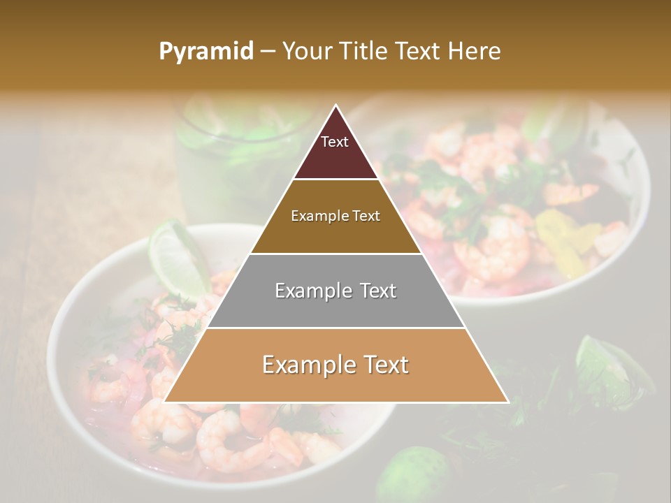 A Couple Of Bowls Of Food On A Table PowerPoint Template