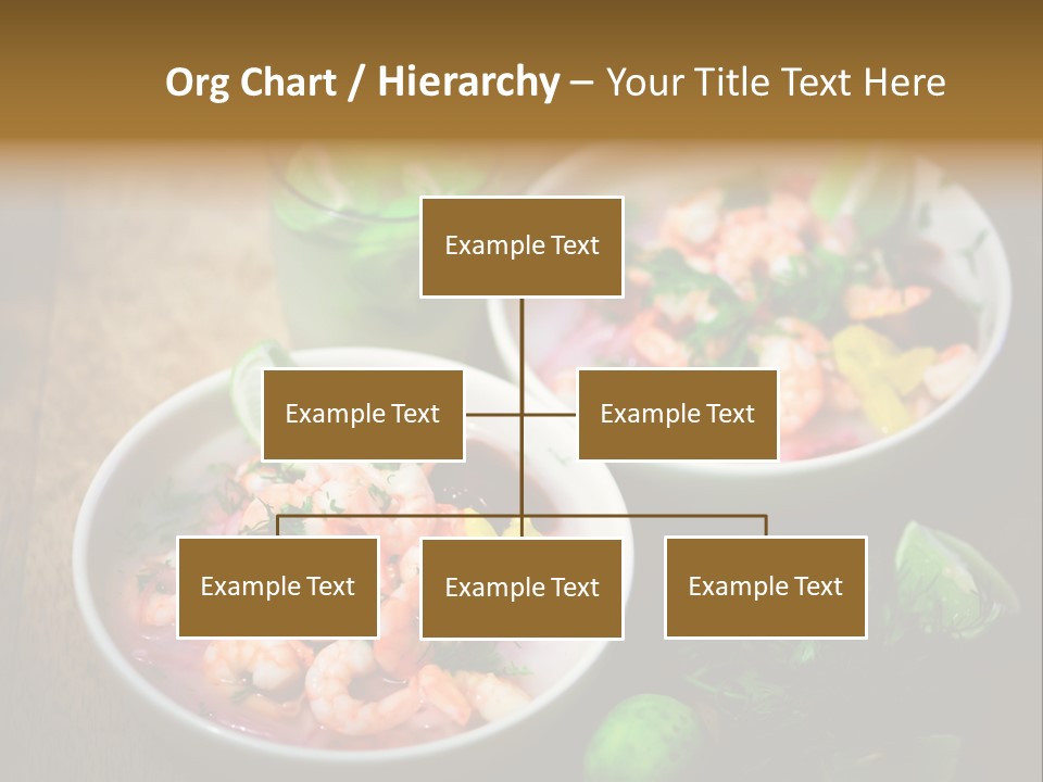 A Couple Of Bowls Of Food On A Table PowerPoint Template