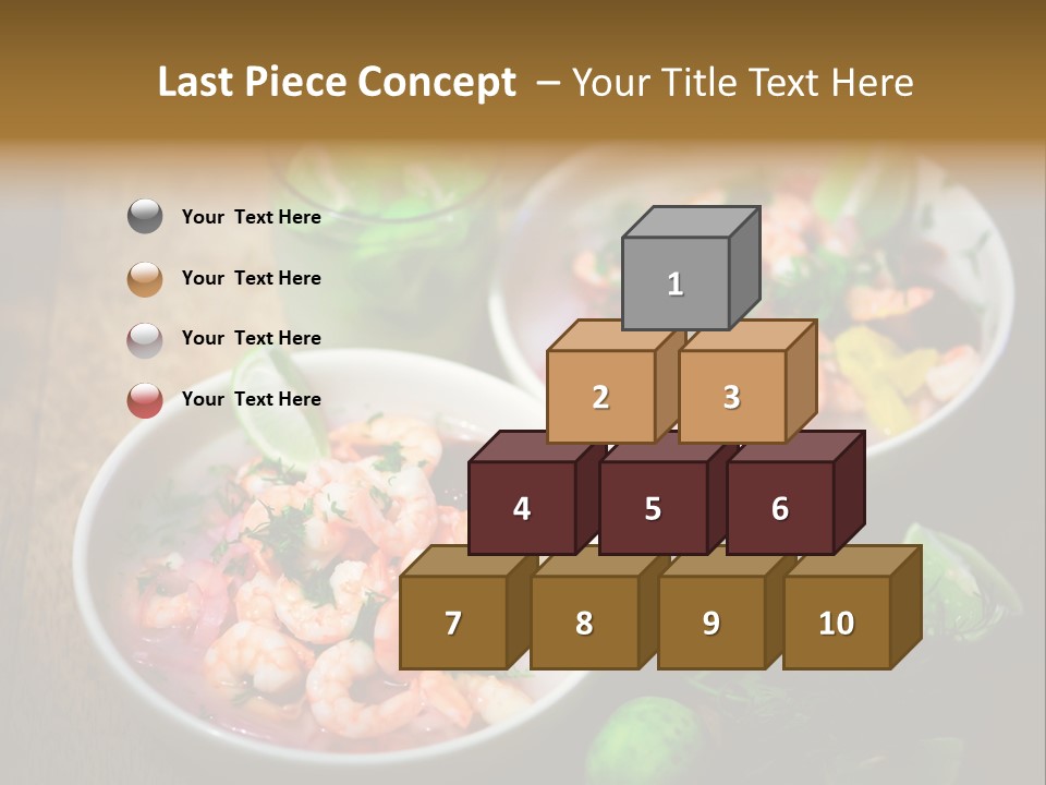 A Couple Of Bowls Of Food On A Table PowerPoint Template