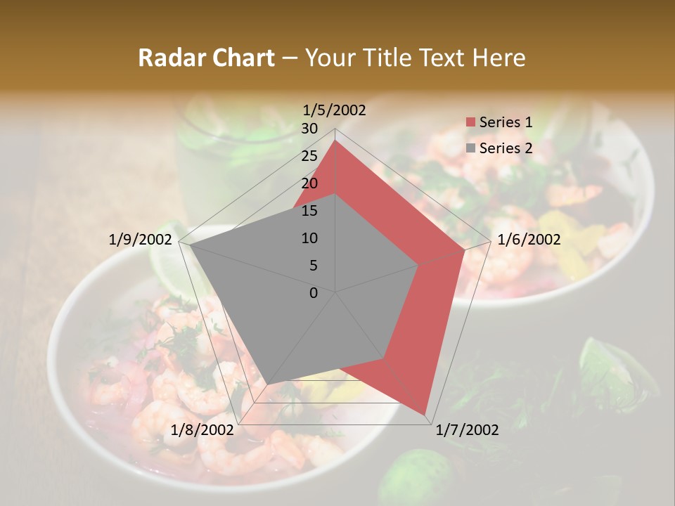 A Couple Of Bowls Of Food On A Table PowerPoint Template