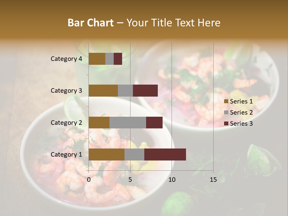 A Couple Of Bowls Of Food On A Table PowerPoint Template