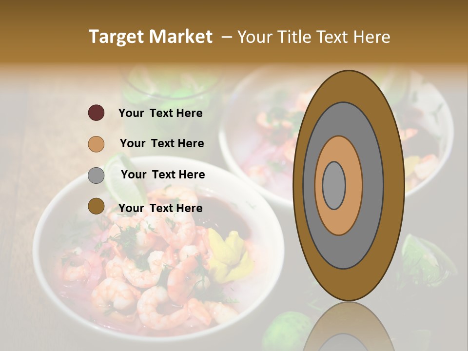 A Couple Of Bowls Of Food On A Table PowerPoint Template