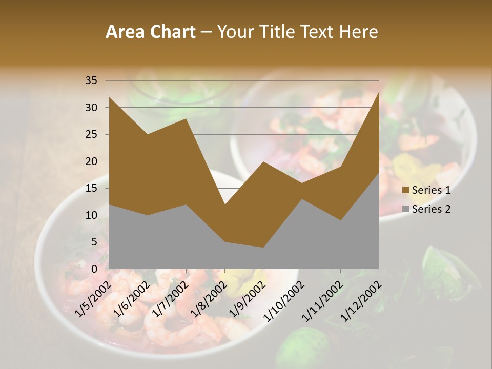 A Couple Of Bowls Of Food On A Table PowerPoint Template
