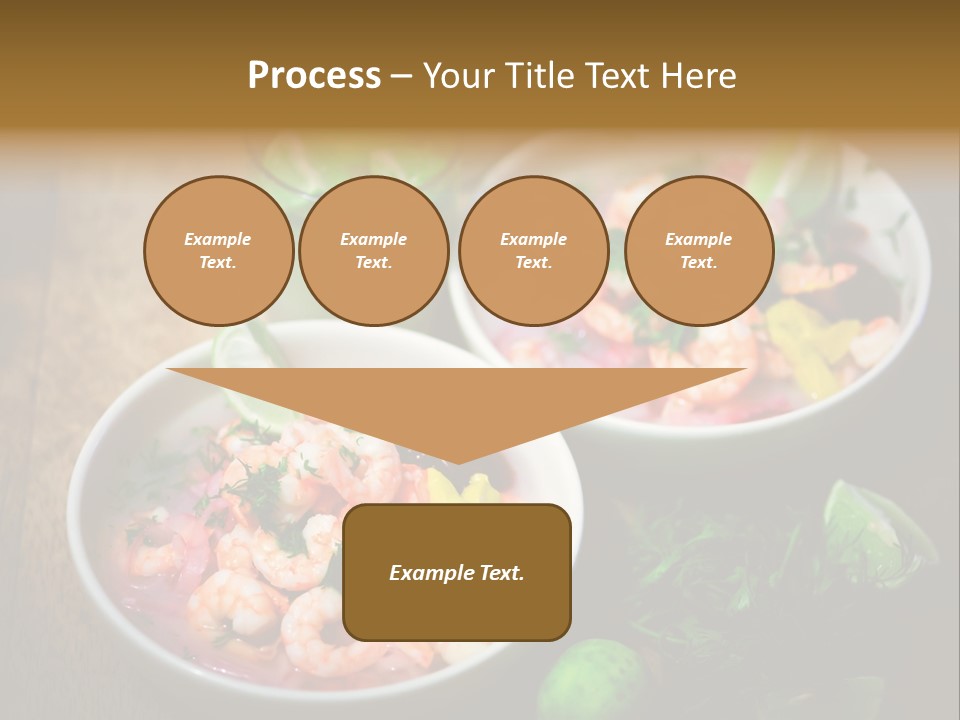A Couple Of Bowls Of Food On A Table PowerPoint Template