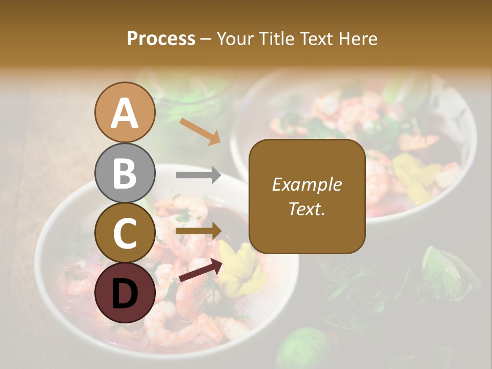 A Couple Of Bowls Of Food On A Table PowerPoint Template