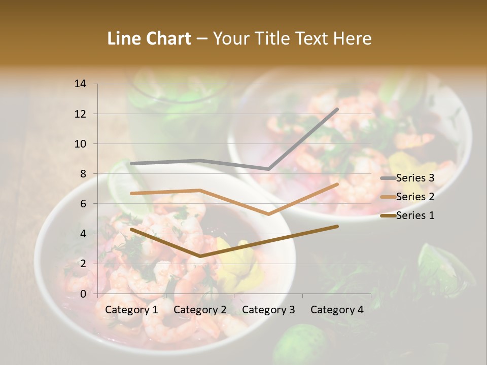 A Couple Of Bowls Of Food On A Table PowerPoint Template
