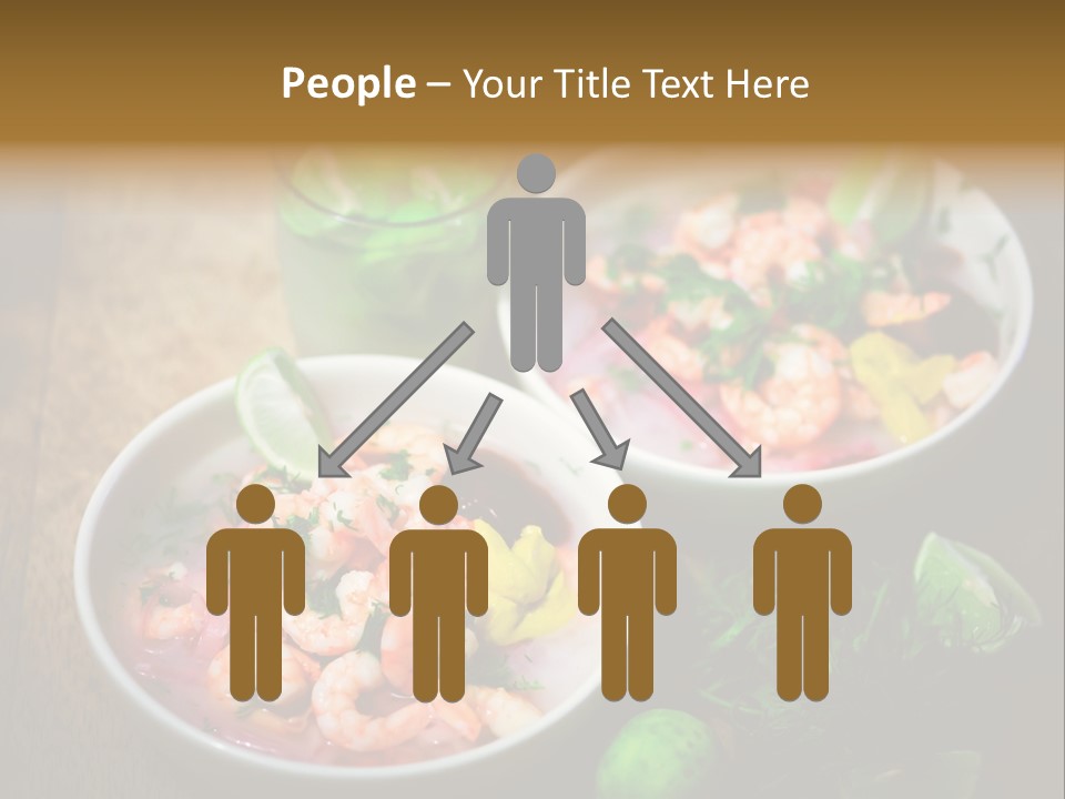 A Couple Of Bowls Of Food On A Table PowerPoint Template