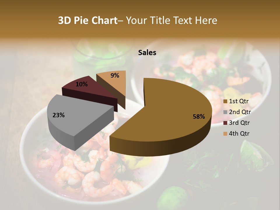 A Couple Of Bowls Of Food On A Table PowerPoint Template