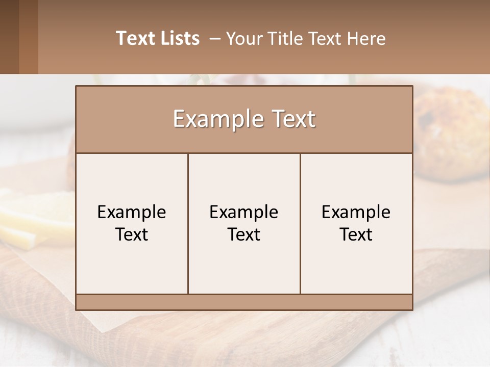 A Wooden Board Topped With Meatballs And Dipping Sauce PowerPoint Template