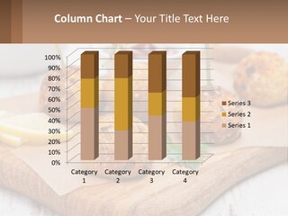 A Wooden Board Topped With Meatballs And Dipping Sauce PowerPoint Template