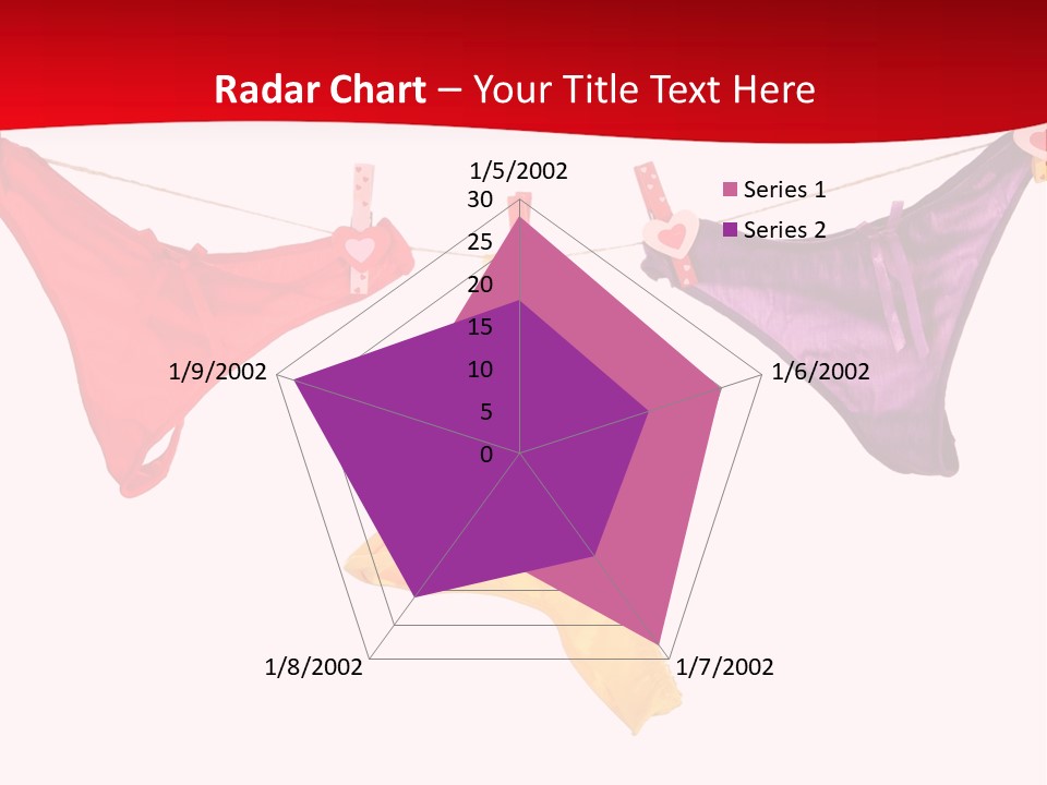A Group Of Clothes Hanging On A Clothes Line PowerPoint Template