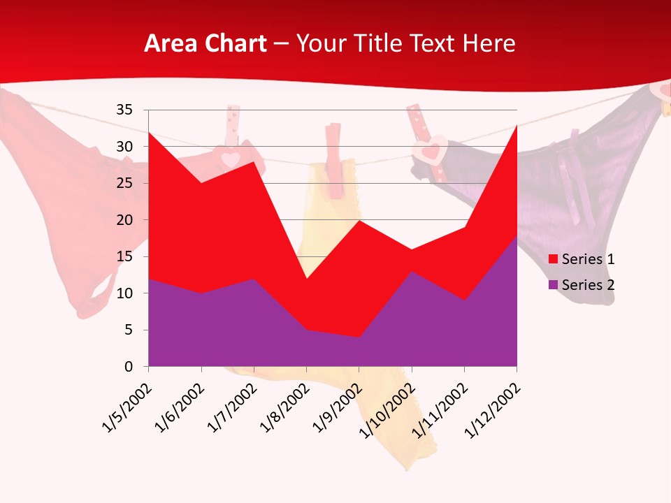 A Group Of Clothes Hanging On A Clothes Line PowerPoint Template